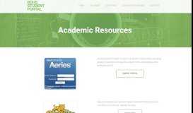 
							         Academic - BOHS Student Portal								  
							    