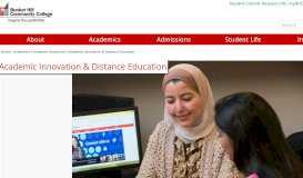 
							         Academic Innovation & Distance Education - Bunker Hill Community ...								  
							    