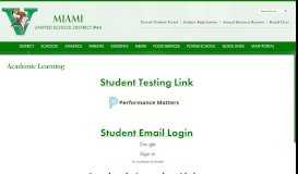 
							         Academic Learning – Student Portal – Miami Area Unified School ...								  
							    