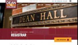 
							         Academic Registrar | Dean College | Dean College								  
							    