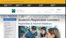 
							         Academic & Registration Calendars | Alamo Colleges								  
							    