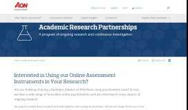 
							         Academic Research Portal | cut-e								  
							    