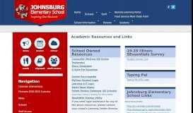 
							         Academic Resources and Links - Johnsburg Elementary School								  
							    