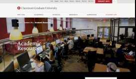 
							         Academic Resources · - Claremont Graduate University								  
							    
