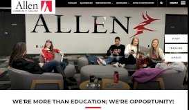 
							         Academic Support FAQ's - Allen Community College								  
							    