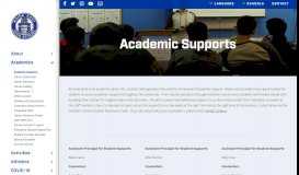 
							         Academic Supports - Maine East High School								  
							    