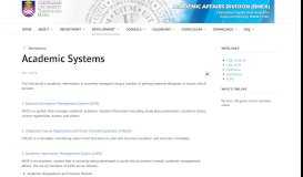 
							         Academic Systems - HEA								  
							    