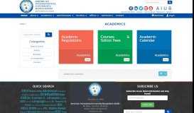 
							         Academics | American International University-Bangladesh (AIUB)								  
							    