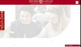 
							         Academics - American University of Ras Al Khaimah UAE								  
							    
