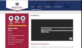 
							         Academics - Bright Star Schools								  
							    