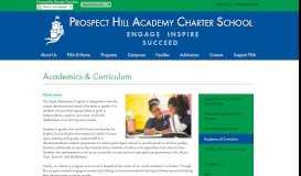 
							         Academics & Curriculum - Upper Elementary Campus - Prospect Hill ...								  
							    