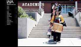 
							         Academics > Institute of American Indian Arts (IAIA)								  
							    