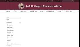 
							         Academics: Shugart Elementary - Garland ISD								  
							    