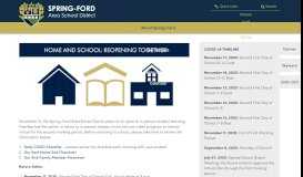 
							         Academics - Spring-Ford Area School District								  
							    