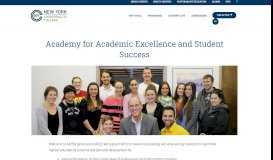 
							         Academy for Academic Excellence and Student Success | New York ...								  
							    