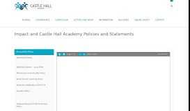 
							         Academy Information | Castle Hall Academy								  
							    