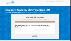 
							         Academy LMS Vs Janison LMS (Apr 2019) | ITQlick								  
							    