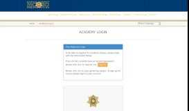 
							         Academy Login - Harris County Sheriff's Office								  
							    