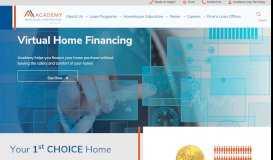 
							         Academy Mortgage Corporation: Home								  
							    