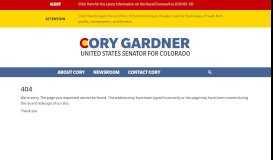 
							         Academy Nominations | Helping You | U.S. Senator Cory Gardner of ...								  
							    
