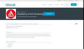
							         Academy of Art University | Symplicity								  
							    