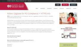 
							         Academy Of The Sacred Heart (LA): PCI Compliance TLS								  
							    
