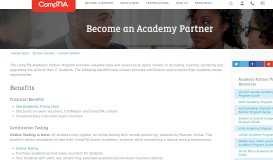 
							         Academy Partner - CompTIA Authorized Partner Program								  
							    
