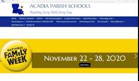 
							         Acadia Parish School Board								  
							    