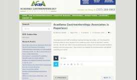 
							         Acadiana Gastroenterology Associates is Paperless! | Acadiana ...								  
							    