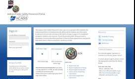 
							         Acadis Portal - IN.gov								  
							    