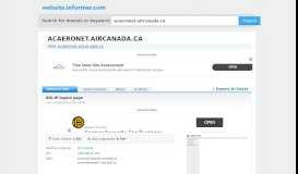 
							         acaeronet.aircanada.ca at WI. BIG-IP logout page - Website Informer								  
							    