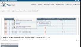 
							         ACAMS - Army Container Asset Management System - Asset ...								  
							    