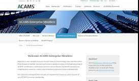 
							         ACAMS Enterprise Members – ACAMS								  
							    