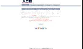 
							         ACB Receivables Management, Inc. - Home								  
							    