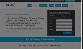
							         ACC: #1 IT Services & Support Company - Cleveland, OH								  
							    