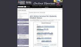 
							         ACC Online Services for Students - Austin Community College								  
							    