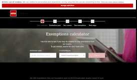 
							         ACCA Exemptions Calculator - ACCA Global								  
							    