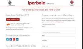 
							         Accedi - Rete civica Iperbole - Comune di Bologna								  
							    