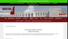 
							         AccelaSchool – SAU 84 Littleton School District								  
							    