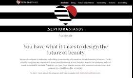 
							         Accelerate | Sephora Stands								  
							    