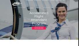 
							         Accelerated Flight Attendant Program | The Airline Academy								  
							    