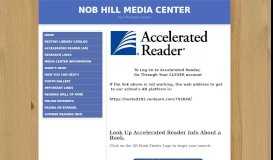 
							         Accelerated Reader (AR) - Nob Hill Media Center - Webs								  
							    