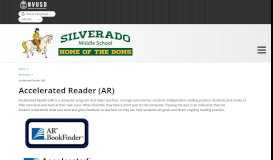 
							         Accelerated Reader (AR) - Silverado Middle School - School Loop								  
							    