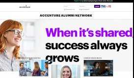 
							         Accenture Alumni Network: Welcome								  
							    