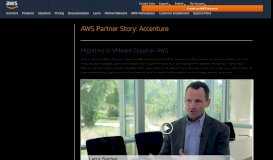 
							         Accenture – Amazon Web Services (AWS)								  
							    