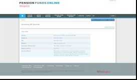 
							         Accenture HR Services - Pension Funds Online								  
							    