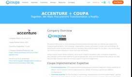 
							         Accenture Plc + Coupa Partnership | Effective Spend Management ...								  
							    