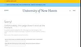 
							         Accept or Decline Admission - University of New Haven								  
							    