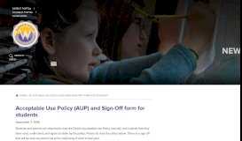 
							         Acceptable Use Policy (AUP) and Sign-Off form for students | Warwick ...								  
							    