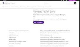 
							         Accepted Health Plans - Southwest Medical								  
							    